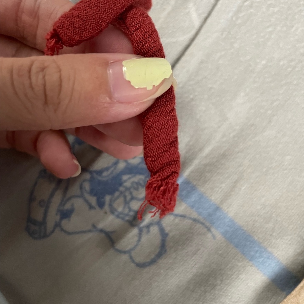 Lulu's Tidewater Rust Red Embroidered Romper - Picture 7 of 7